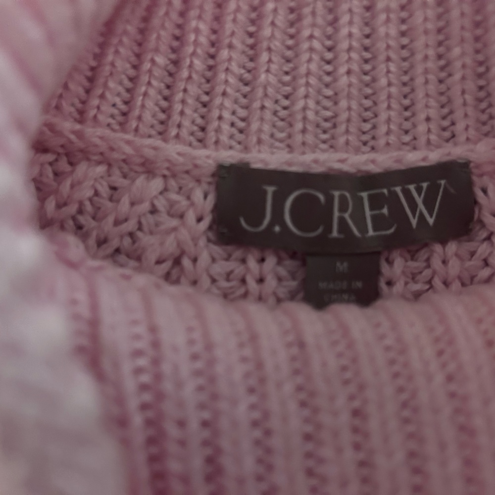 Jcrew 100% cotton baby pink sweater. - Picture 4 of 4